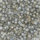 Miyuki delica Beads 11/0 - Transparent silver gray gold luster DB-114